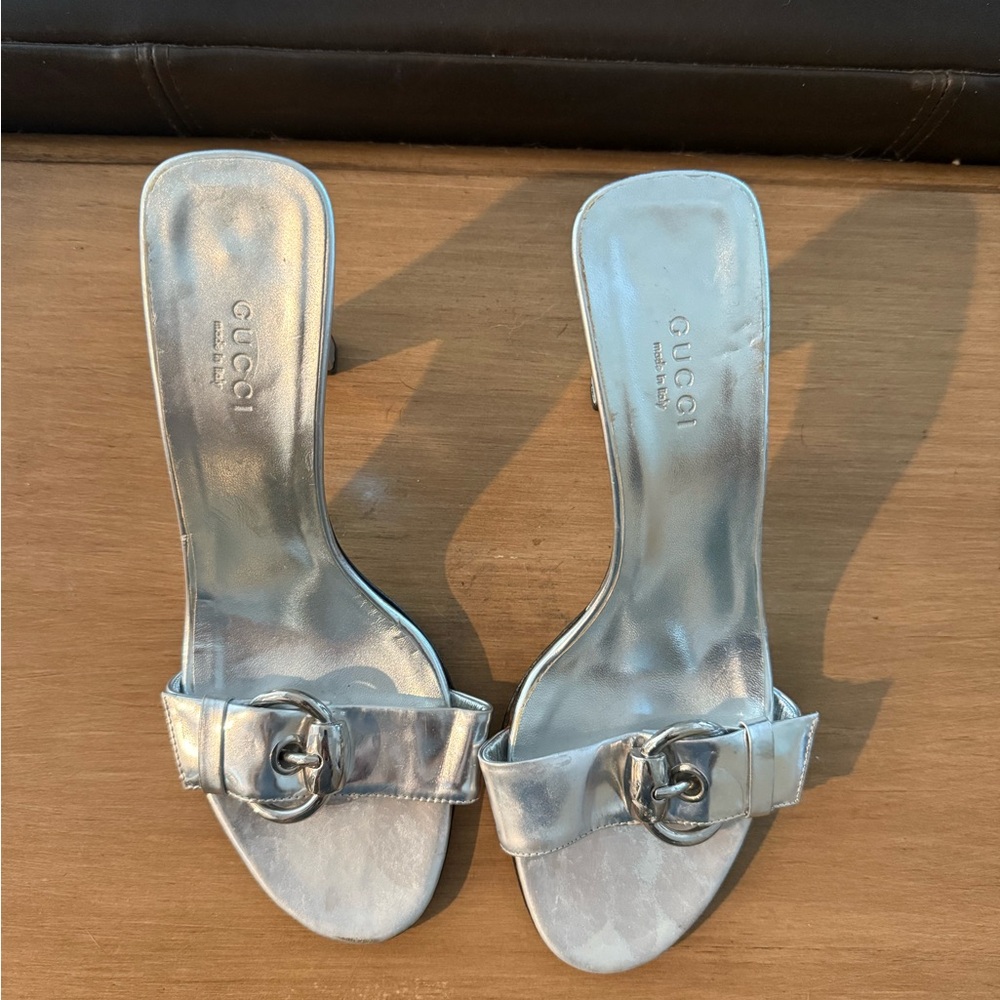 Gucci Silver Women's Sandals